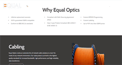 Desktop Screenshot of equaloptics.com